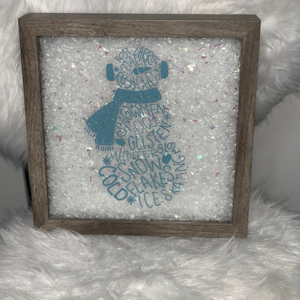 Snowman Shadowbox - Picture 2 of 5